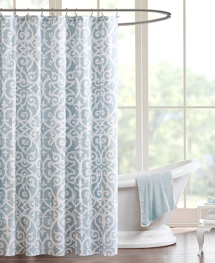 Madison Park Pure Elena 72" x 72" Shower Curtain & Reviews Shower