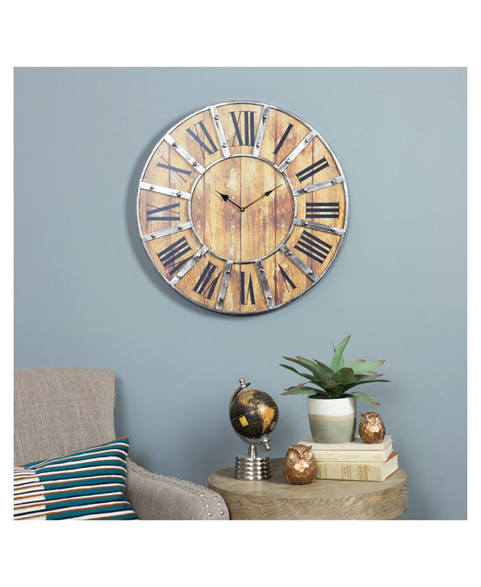 Aspire Home Accents Edmonson Wall Clock Macy's