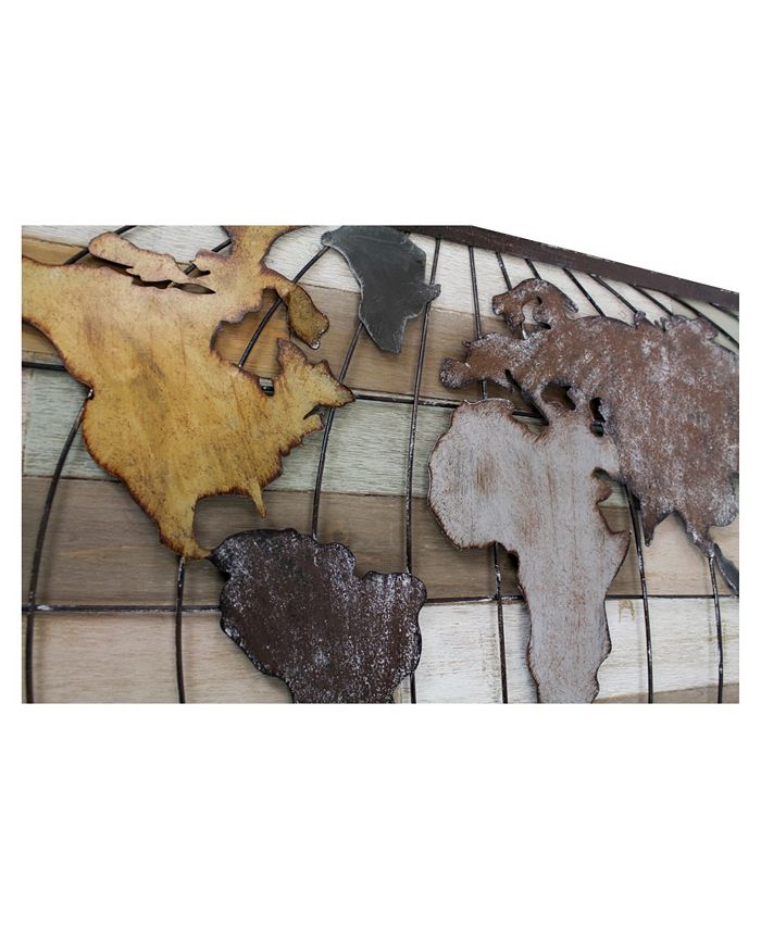 Aspire Home Accents Marco World Map Wall Decor Macy's