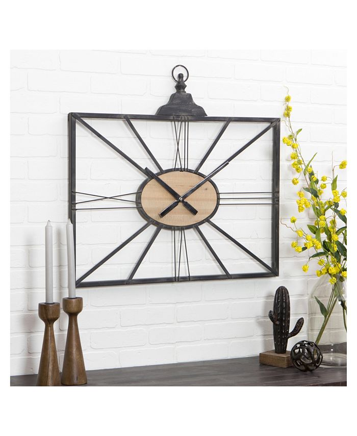 Aspire Home Accents Astor Mid Century Wall Clock Macy's