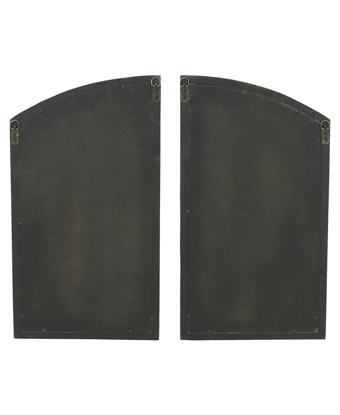 Aspire Home Accents Jolene Arch Window Pane Mirrors (Set of 2) Macy's