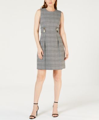 anne klein houndstooth dress