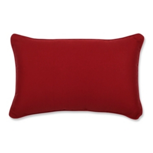 Pillow Perfect Fresco 11.5" X 18.5" Outdoor Decorative Pillow 2-pack In Red