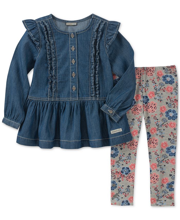 Macy's tunics and cheap leggings