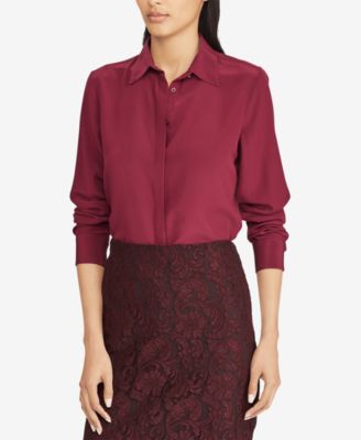 macys ralph lauren womens shirts