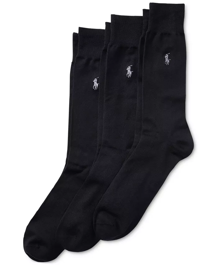 Men's Supersoft Dress Socks, 3-Pack - thumbnail 2