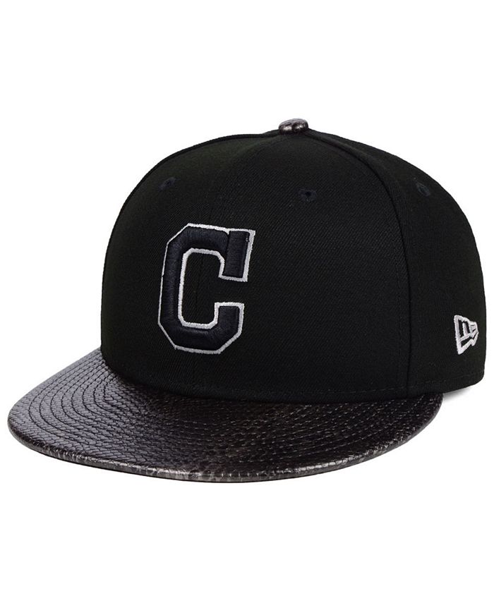New Era Cleveland Indians Snakeskin Sleek 59FIFTY FITTED Cap - Macy's