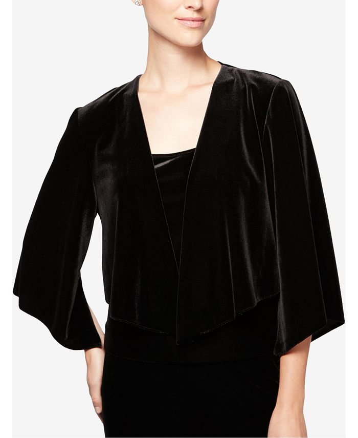 Alex Evenings Velvet Shrug Macy's