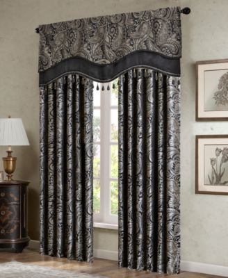 Aubrey Paisley Faux-Silk Window Treatments