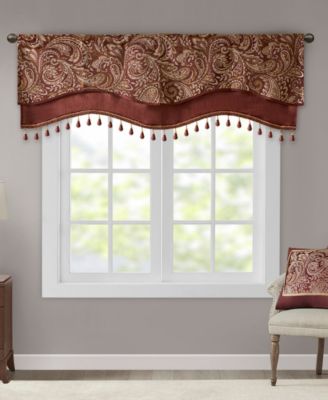 Aubrey Paisley Faux-Silk Window Treatments