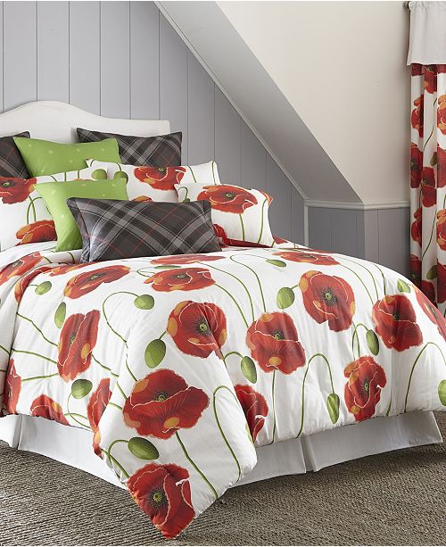 Colcha Linens Poppy Plaid Duvet Cover Set Queen Reviews Bed In