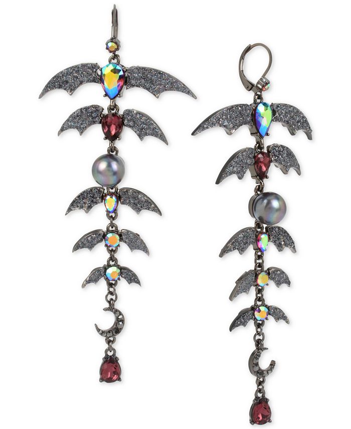 Betsey johnson shop bat earrings