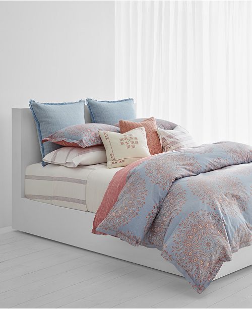 Lauren Ralph Lauren Marley Cotton Reversible 120 Thread Count 3 Pc