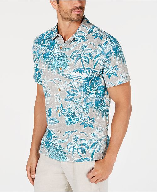 Tommy Bahama Men's Beach Batik Hawaiian Shirt & Reviews - Casual Button ...
