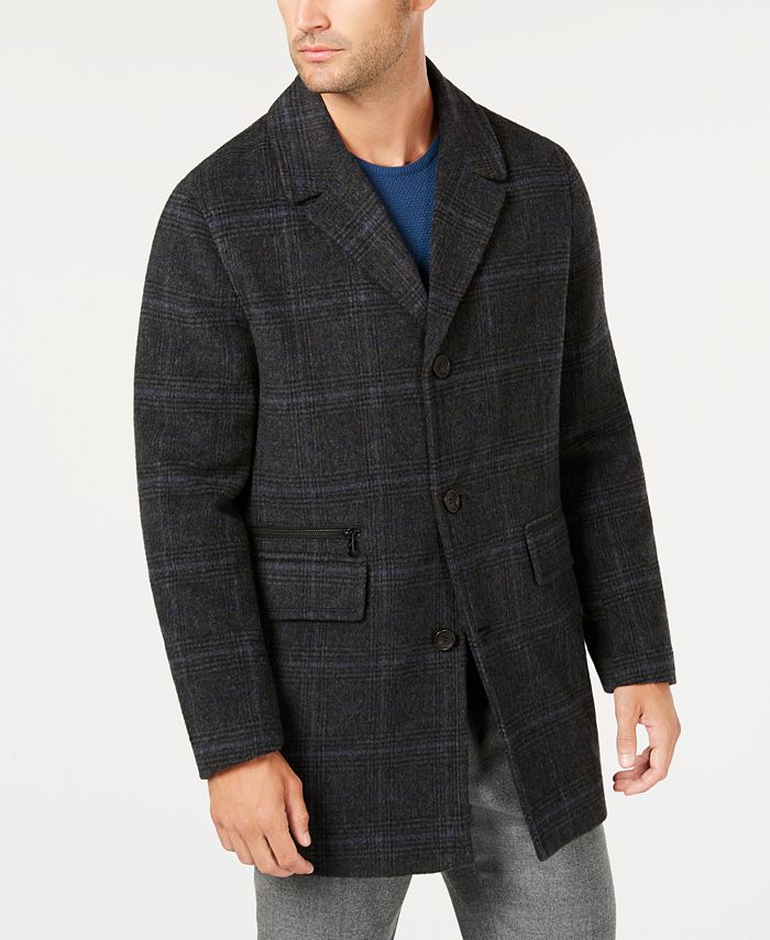 Calvin Klein Men's Wool Overcoat Macy's