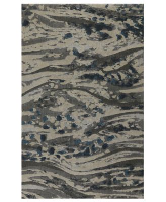 Shop D Style Mosaic Snap Area Rug Collection In Gray