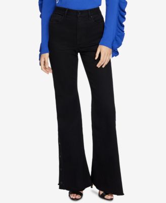 RACHEL Rachel Roy - Embellished Wide-Leg Jeans