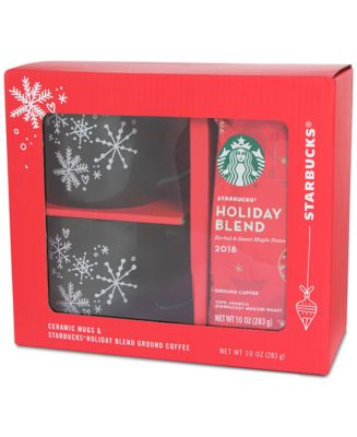 Starbucks Holiday Pike Place Roast Coffee Gift Set With 2 Mugs Holiday -  household items - by owner - housewares sale