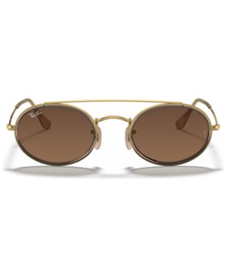 ray ban oval double bridge