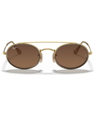 Ray Ban Sunglasses RB3847N OVAL DOUBLE BRIDGE Macy s