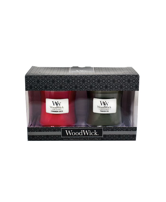 WoodWick Candle CLOSEOUT! WoodWick Holiday 2Pc. Candle Gift Set Macy's