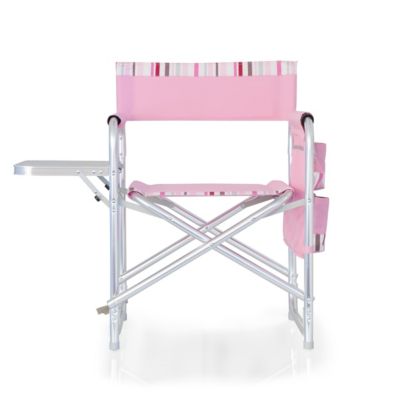 Oniva by Picnic Time Pink Portable Folding Sports Chair