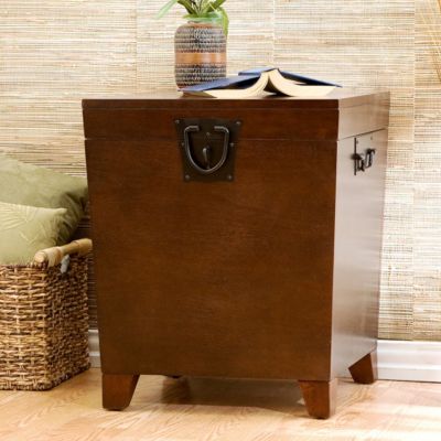 Pyramid Trunk End Table