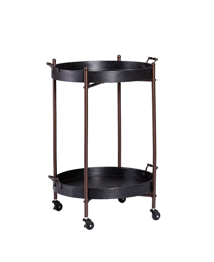 Southern Enterprises Alfred Two-Tier Round Butler Table - Macy's