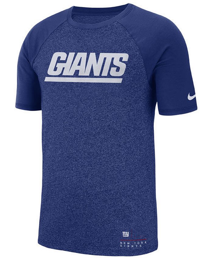 Nike Men's New York Giants Marled Raglan T-Shirt & Reviews - Sports Fan ...
