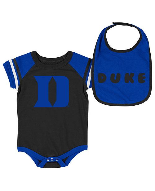 Colosseum Duke Blue Devils Onesie Bib Set Infants 0 9 Months