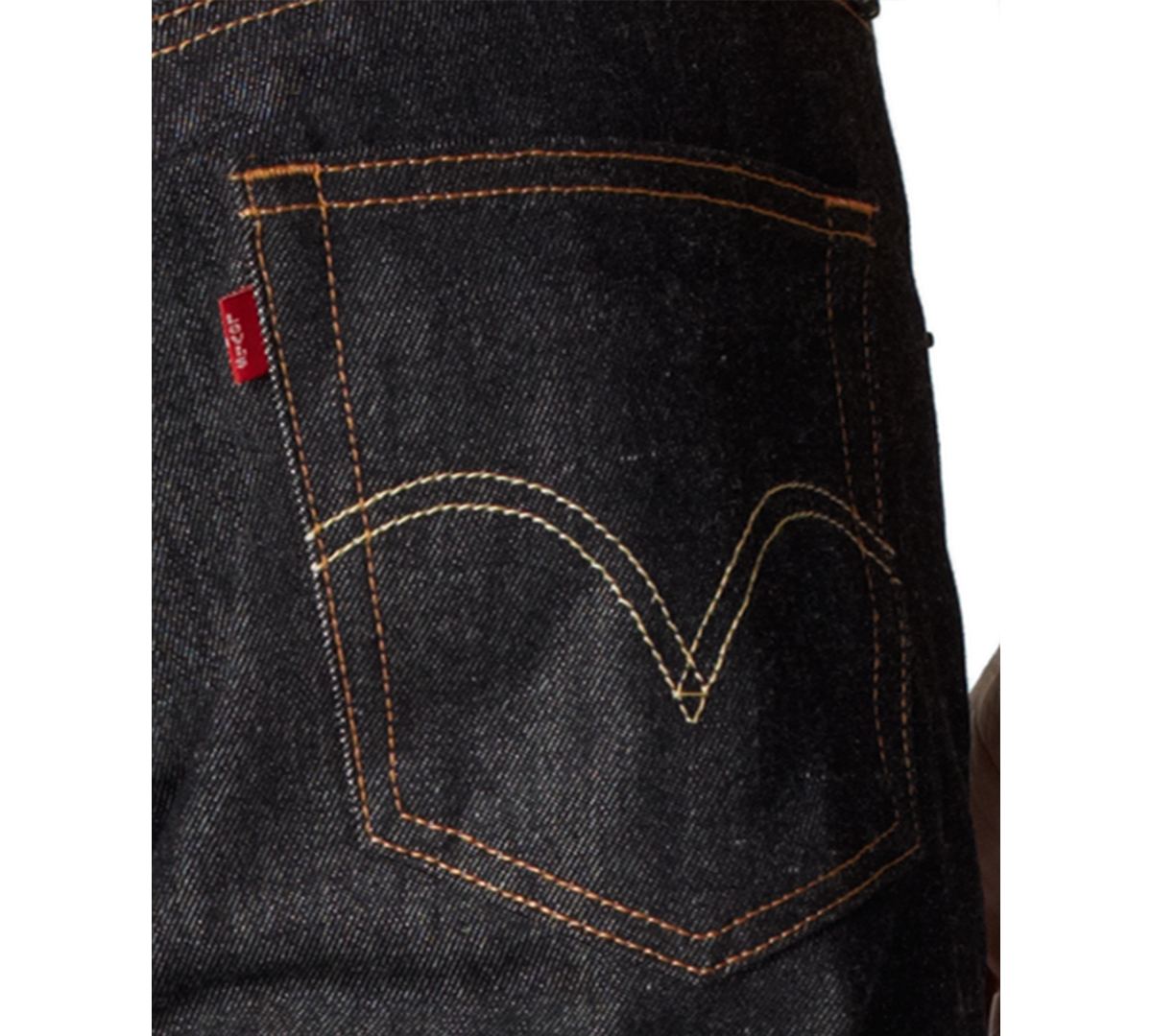 Levi's Men's 501 Original Shrink-to-Fit Non-Stretch Jeans - Black Rigid- Shrink to Fit