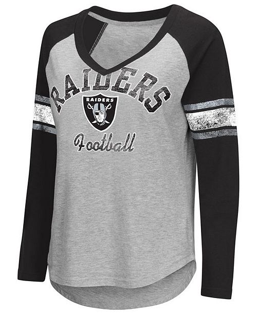 G-III Sports Women's Oakland Raiders Sideline Long Sleeve T-Shirt ...