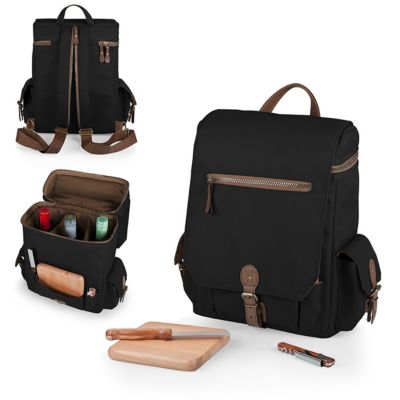 Legacy&reg; by Picnic Time Black Moreno 3-Bottle Wine & Cheese Tote