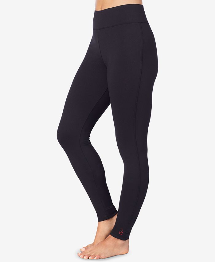 Cuddl Duds Far-Infrared Wide-Waistband Leggings - Macy's