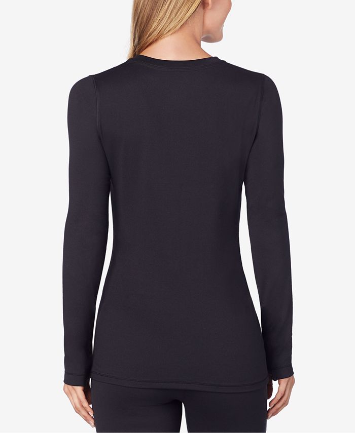 Cuddl Duds Far-Infrared Long-Sleeve Crew-Neck Top - Macy's