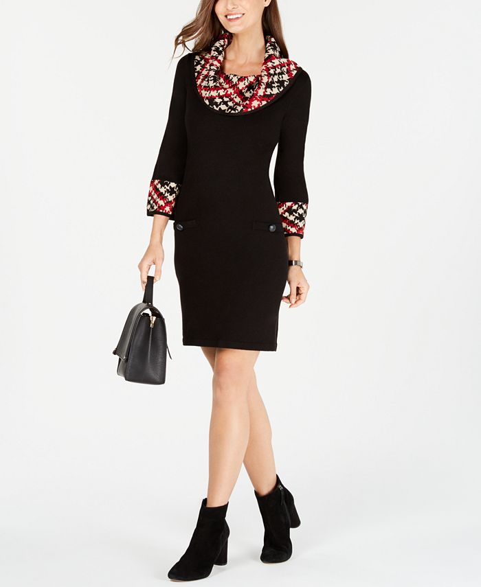 Jessica Howard CowlNeck Sweater Dress Macy's