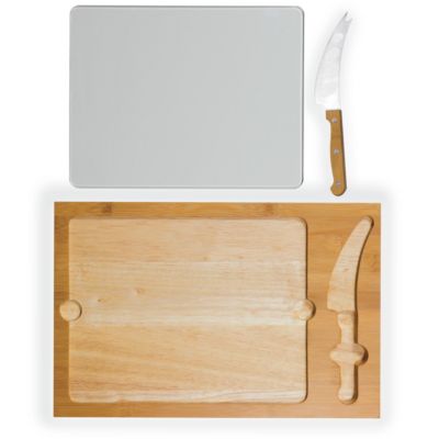 Toscana&reg; by Icon Glass Top Cutting Board & Knife Set