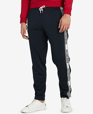 Tommy Hilfiger Men's Logo Track Pants, Created for Macy's & Reviews ...