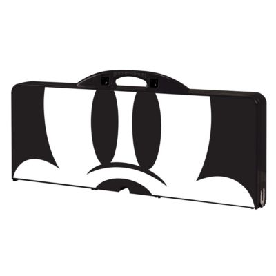 Mickey Mouse Silhouette Picnic Table Portable Folding Table with Seats 