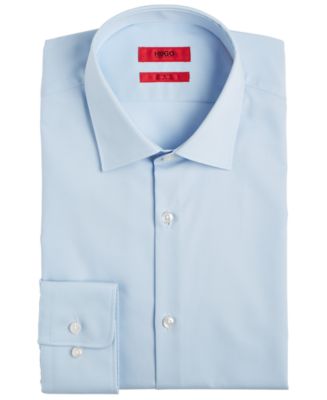 Hugo Mabel Sharp Fit Regular Fit Dress Men Shirt - Light Blue