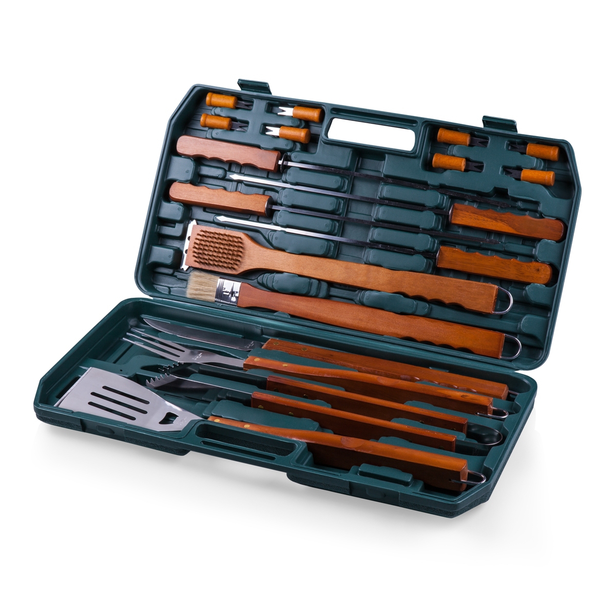 by Picnic Time 18 Piece Bbq Grill Set - Hunter Gre