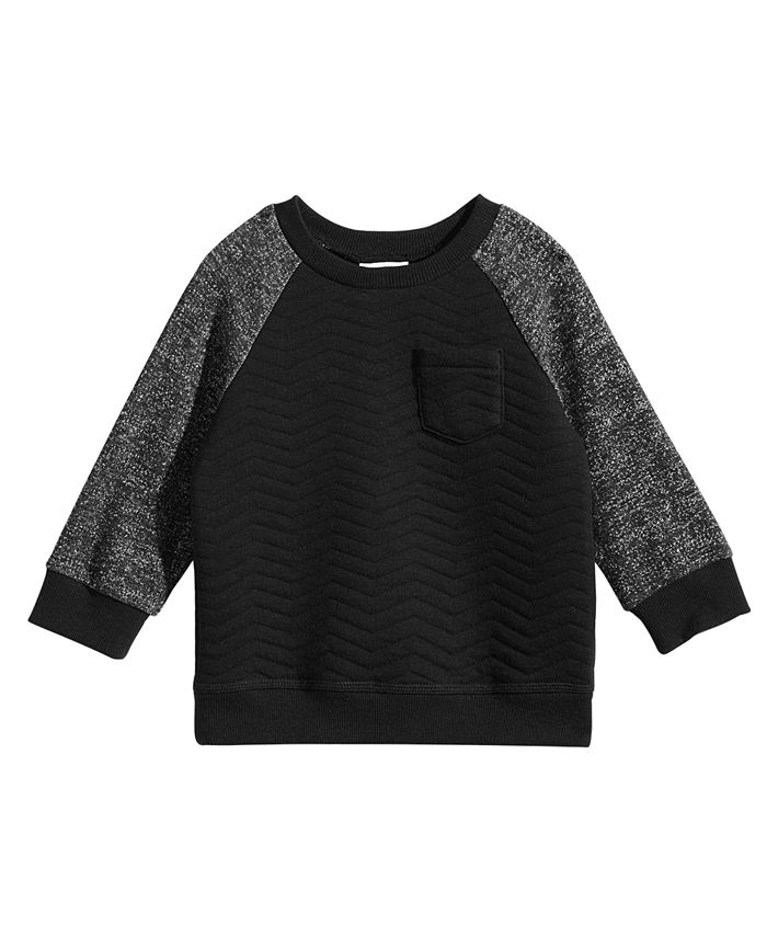 First Impressions Baby Boys Quilted CrewNeck Sweater, Created for Macy