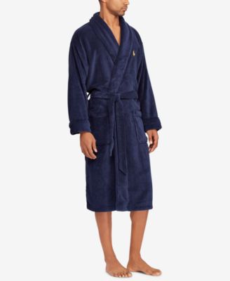 polo ralph lauren men's shawl collar robe