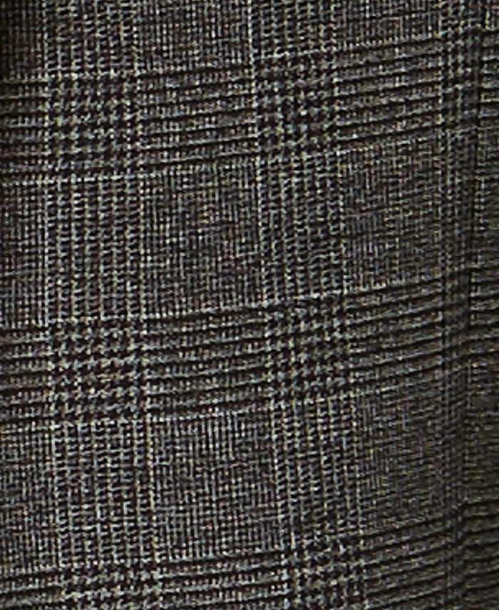 Tommy Hilfiger Men's ModernFit TH Flex Stretch Black/White Plaid Sport