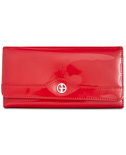 Giani Bernini Patent Receipt Wallet Created For Macy S