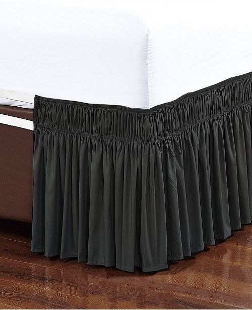 wrap around bed skirt for adjustable beds