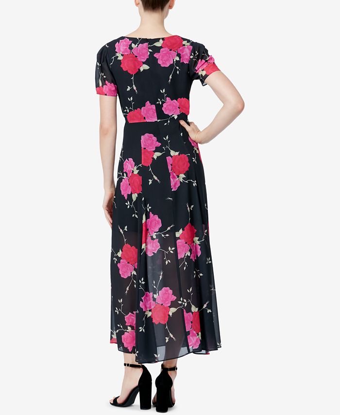 Betsey Johnson V-Neck Floral Maxi Dress - Macy's