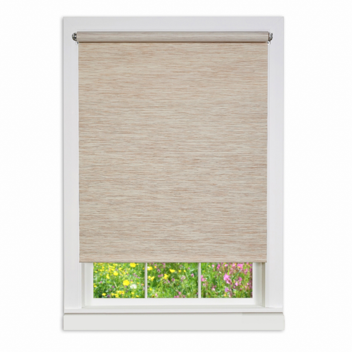 Achim Cords Free Privacy Jute Window Shade, 55