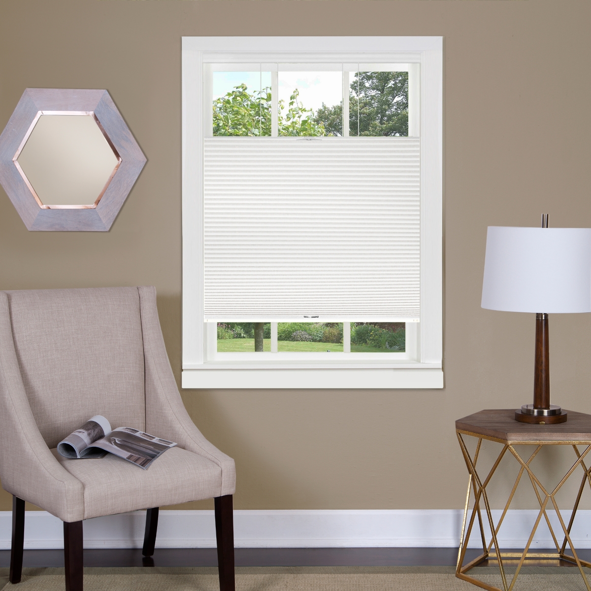 Top Down-Bottom Up 29x64Cordless Honeycomb Cellular Shade