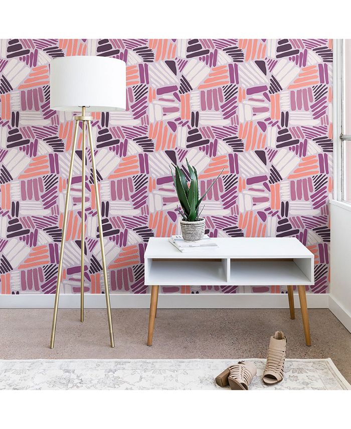 Deny Designs - Mareike Boehmer Dots and Lines 1 Strokes Rose Wallpaper